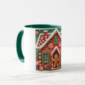 Niedlicher, skurriler Lebkuchen Tasse (Vorderseite Links)