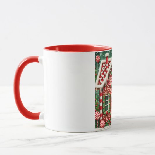 Niedlicher, skurriler Lebkuchen Tasse (Links)