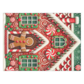 Niedlicher, skurriler Lebkuchen Tischdecke (Vorderseite (Horizontal))
