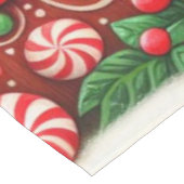 Niedlicher, skurriler Lebkuchen Tischdecke (Schrägansicht)