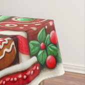 Niedlicher, skurriler Lebkuchen Tischdecke (Beispiel)