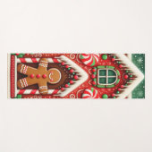 Niedlicher, skurriler Lebkuchen Yogamatte (Vorderseite (Horizontal))