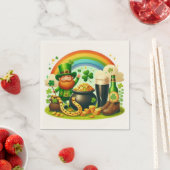 Niedlicher, skurriler St. Patrick's Day Serviette (Beispiel)