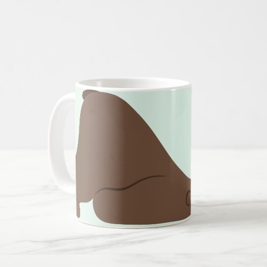 Niedlicher Sleepy Kaffeetasse (Vorderseite Links)