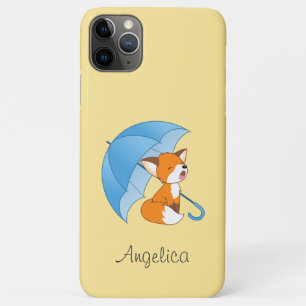 Niedlicher Sleepy Little Fox unter Umbrella Case-Mate iPhone Hülle