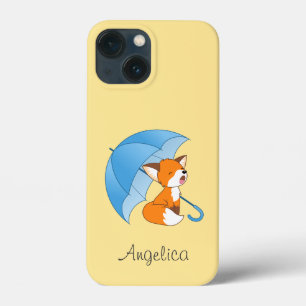 Niedlicher Sleepy Little Fox unter Umbrella Case-Mate iPhone Hülle