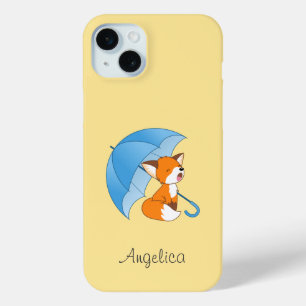 Niedlicher Sleepy Little Fox unter Umbrella Case-Mate iPhone Hülle