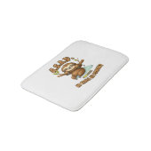 Niedlicher Sloth ASAP - so langsam wie möglich kla Badematte (Schrägansicht)