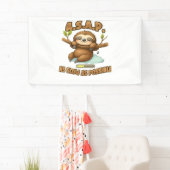 Niedlicher Sloth ASAP - so langsam wie möglich kla Banner (Insitu)