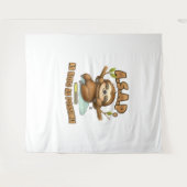 Niedlicher Sloth ASAP - so langsam wie möglich kla Wandteppich (Vorderseite (Horizontal))