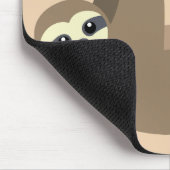 Niedlicher Sloth-Cartoon Mousepad (Ecke)