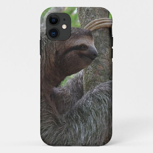 Niedlicher Sloth Case-Mate iPhone Hülle (Rückseite)