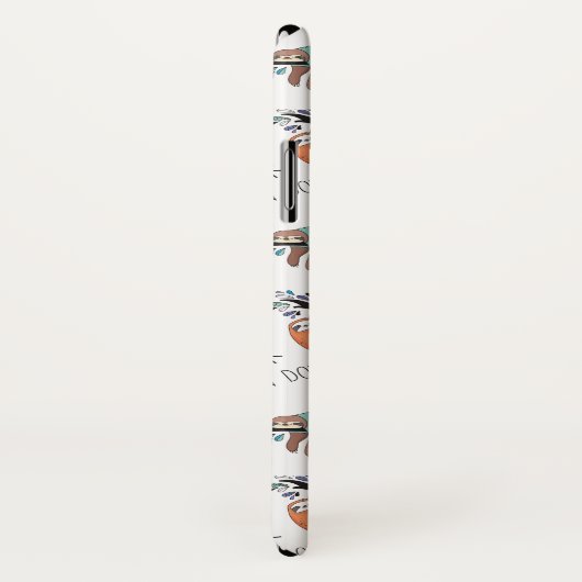 Niedlicher Sloth Case-Mate iPhone Hülle (Hinten/Rechts)