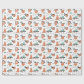 Niedlicher Sloth Geschenkpapier (Flach)