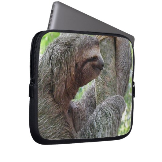 Niedlicher Sloth Laptopschutzhülle (Vorne Rechts)