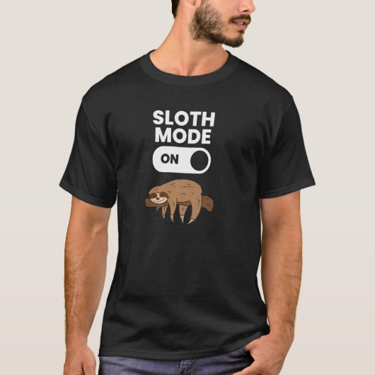 Niedlicher Sloth-Lover-Liebe-Slotmodus auf Pullove T-Shirt (Vorderseite)