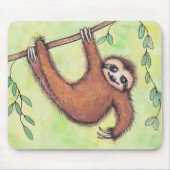 Niedlicher Sloth Mousepad (Vorne)