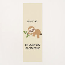 Niedlicher Sloth Spaß Fitness Girly Funny Zitat