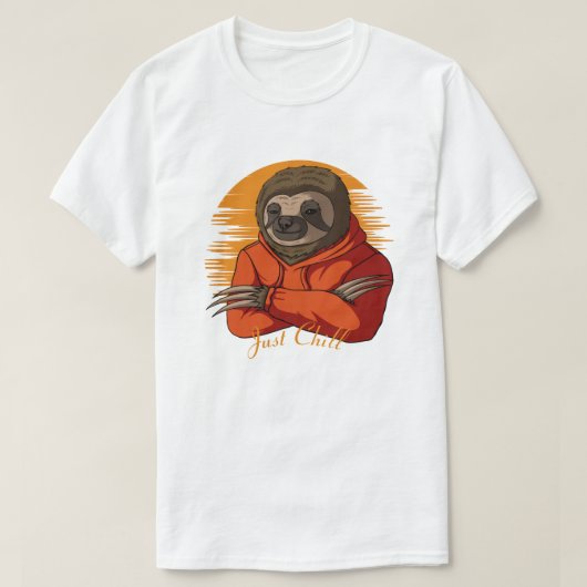 Niedlicher Sloth T - Shirt (Design vorne)