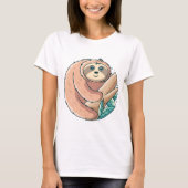 Niedlicher Sloth T - Shirt (Vorderseite)