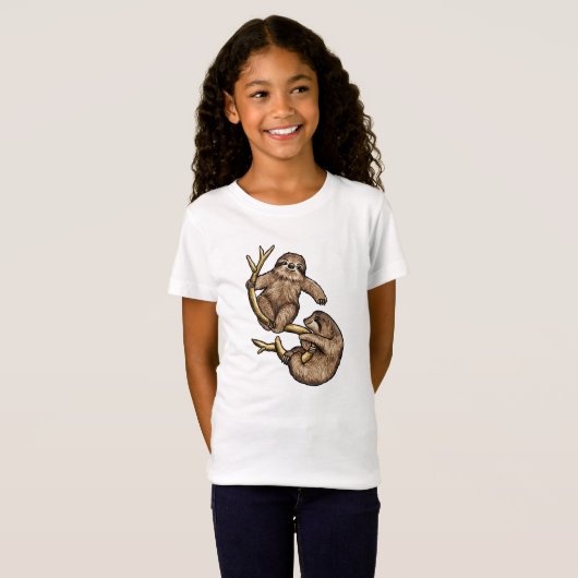 Niedlicher Sloth T - Shirt (Vorne ganz)