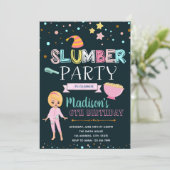 Niedlicher Slumbejublein Einladung (Stehend Vorderseite)