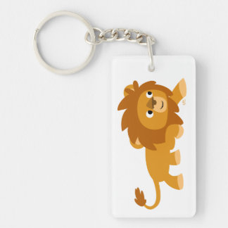 Niedlicher Smart Cartoon Lion Acrylic Schlüsselanh Schlüsselanhänger