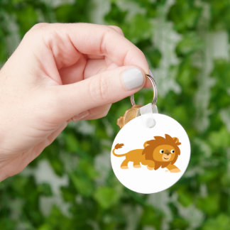 Niedlicher Smart Cartoon Lion Schlüsselanhänger