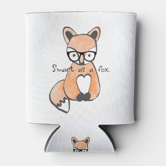 Niedlicher Smart Fox Dosenkühler (Vorderseite)