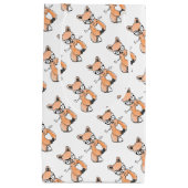 Niedlicher Smart Fox Kleine Geschenktüte (Vorderseite)