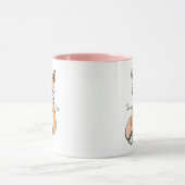 Niedlicher Smart Fox Tasse (Zentrum)