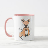 Niedlicher Smart Fox Tasse (Links)