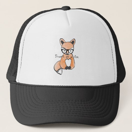Niedlicher Smart Fox Truckerkappe (Vorderseite)