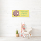 Niedlicher Smart-Schokolade-Chip-Cartoon Banner (Insitu)
