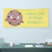 Niedlicher Smart-Schokolade-Chip-Cartoon Banner (Messe)