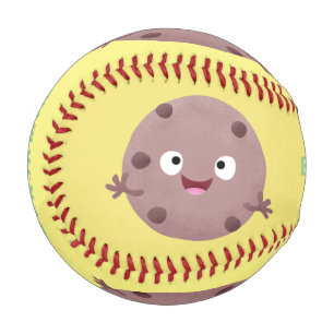 Niedlicher Smart-Schokolade-Chip-Cartoon Baseball