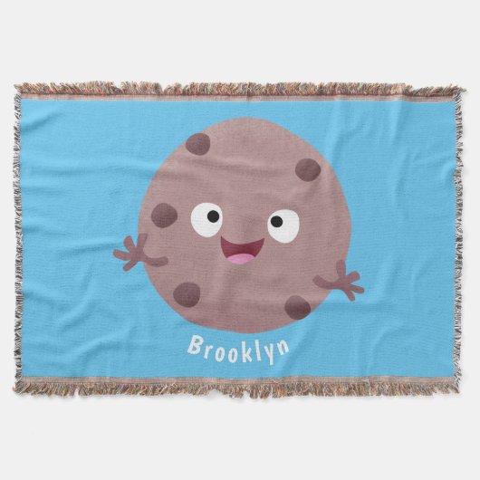 Niedlicher Smart-Schokolade-Chip-Cartoon Decke (Vorderseite)