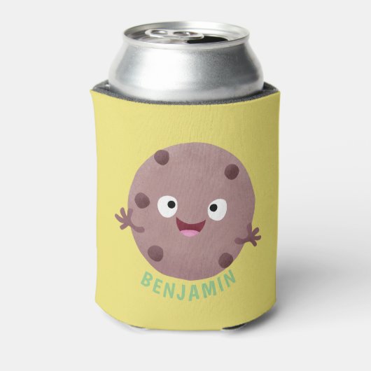 Niedlicher Smart-Schokolade-Chip-Cartoon Dosenkühler (Kanne Rückseite)