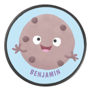 Niedlicher Smart-Schokolade-Chip-Cartoon Eishockey Puck