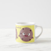 Niedlicher Smart-Schokolade-Chip-Cartoon Espressotasse (Rechts)