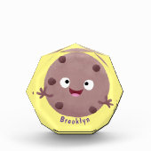 Niedlicher Smart-Schokolade-Chip-Cartoon Fotoblock (Vorderseite)