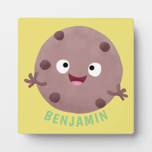 Niedlicher Smart-Schokolade-Chip-Cartoon Fotoplatte