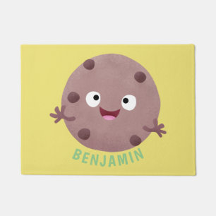 Niedlicher Smart-Schokolade-Chip-Cartoon Fußmatte