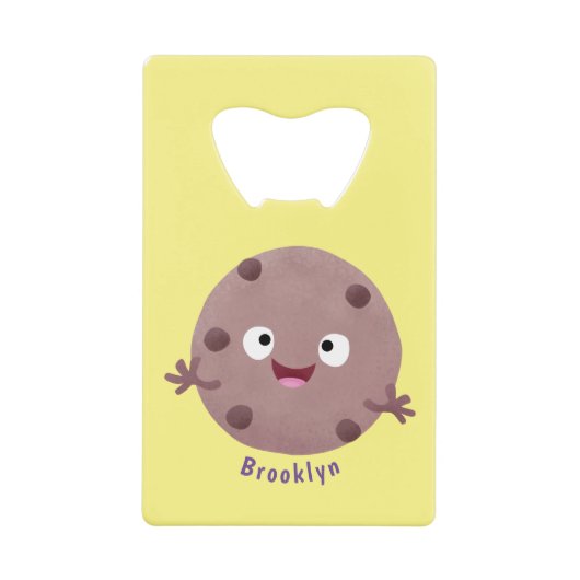 Niedlicher Smart-Schokolade-Chip-Cartoon Geldbeutel Flaschenöffner (Vorderseite)