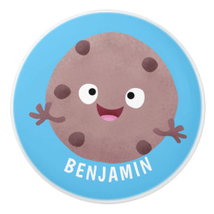 Niedlicher Smart-Schokolade-Chip-Cartoon Keramikknauf