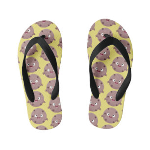 Niedlicher Smart-Schokolade-Chip-Cartoon Kinderbadesandalen