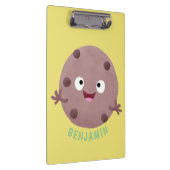 Niedlicher Smart-Schokolade-Chip-Cartoon Klemmbrett (Rechts)