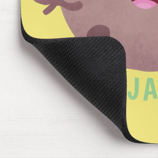 Niedlicher Smart-Schokolade-Chip-Cartoon Mousepad (Ecke)