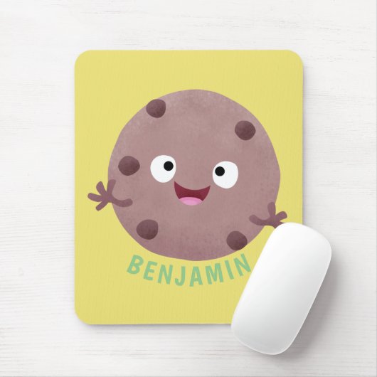 Niedlicher Smart-Schokolade-Chip-Cartoon Mousepad (Mit Mouse)