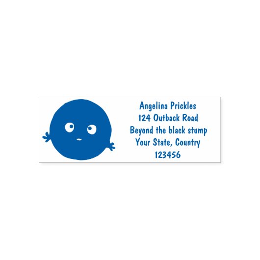 Niedlicher Smart-Schokolade-Chip-Cartoon Permastempel (Design)